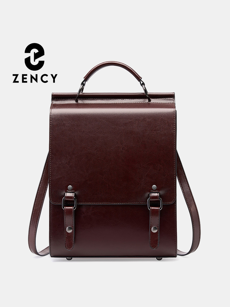 Women Bags For Office - Zency Damen-Rucksack im Retro-England-Stil, Studententasche, Laptop-Rucksack,
