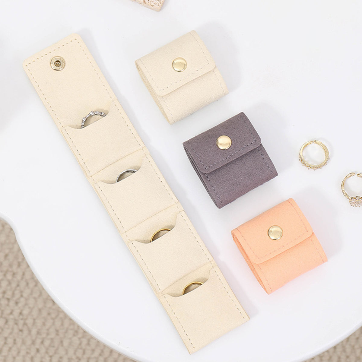 Women Bags For Office Use - Tragbare Schmuckrolle mit mehreren Taschen für