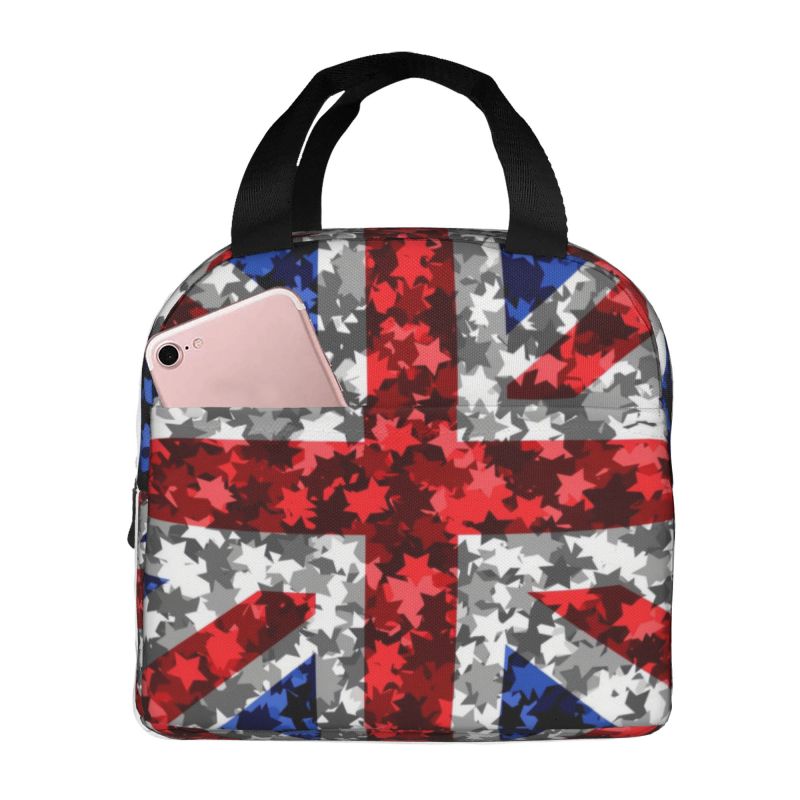 Women Bags In Uk - Isolierte Lunchbox mit Flagge des Vereinigten