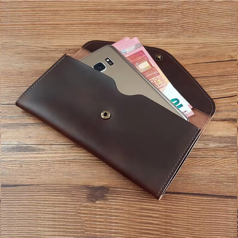 Women Bags Ck - Personalisierte Handgefertigte Leder-Brieftasche Damen-Clutch Geldbörse aus