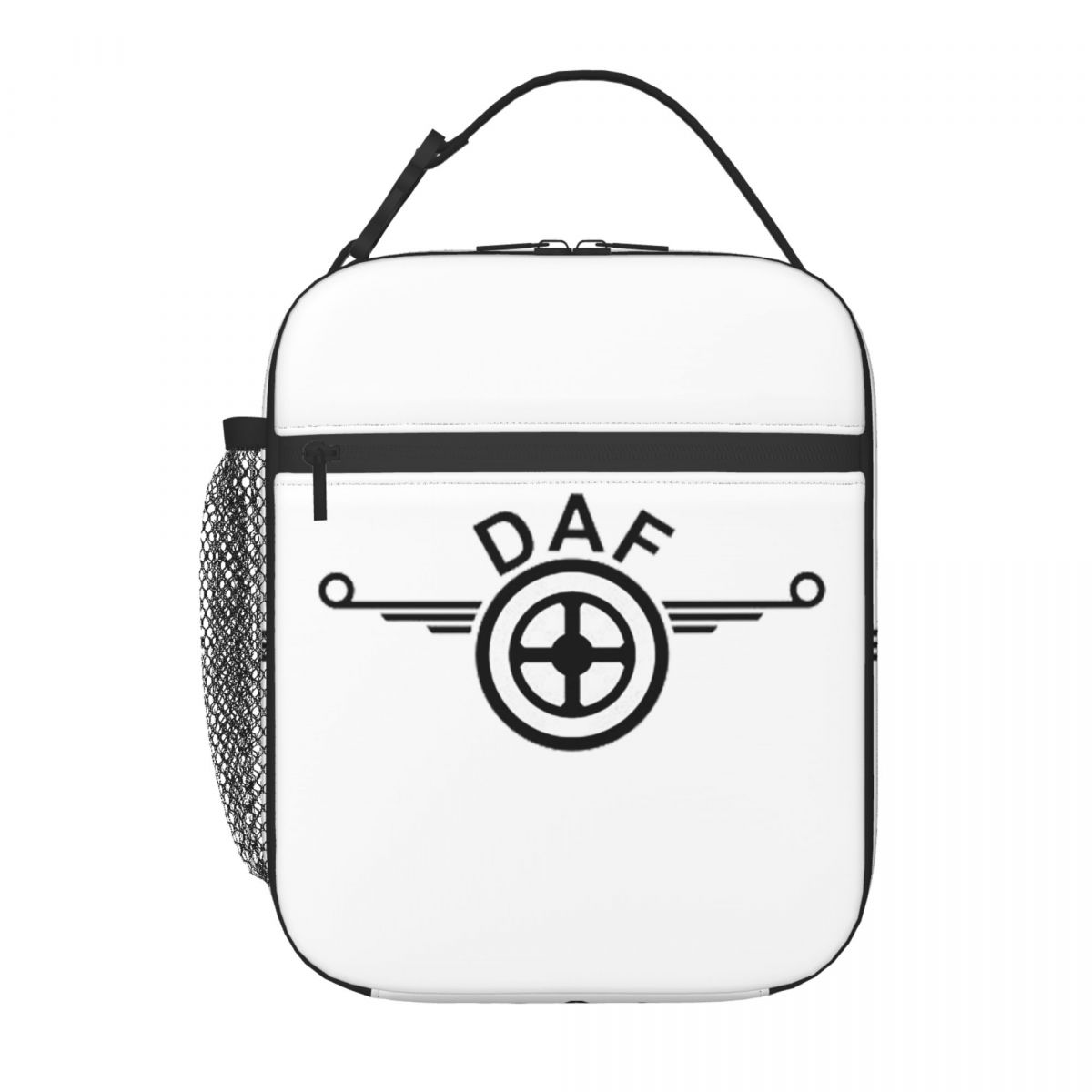 Women Bags Vector - Isolierte Lunchtasche mit Daf Truck Logo-Vektor-Design