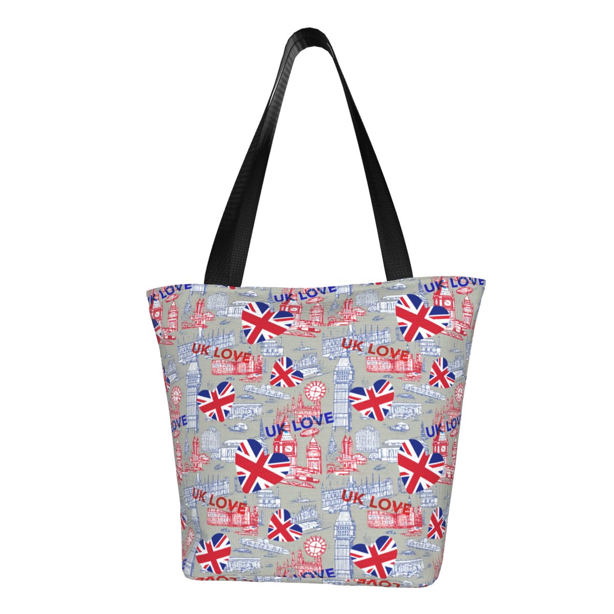 Women Bags In Uk - Benutzerdefinierte Einkaufstaschen mit Flagge des Vereinigten