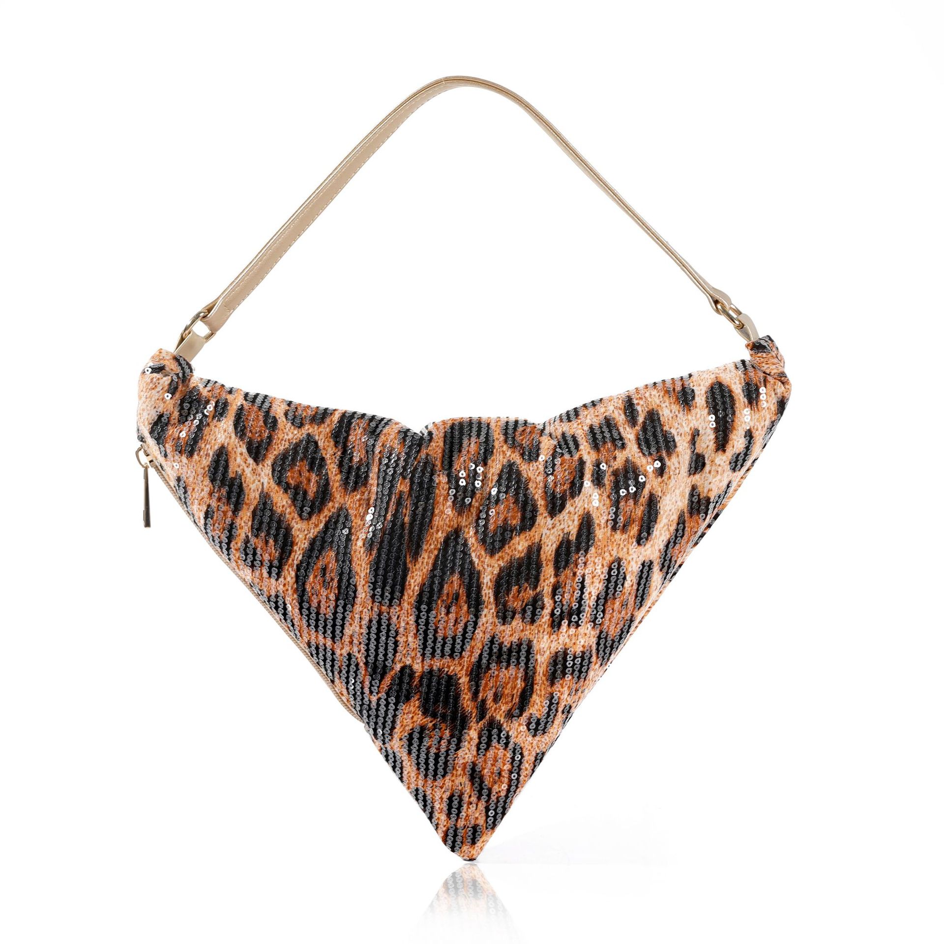 Women Bags 2026 Trends - Leopardenmuster Halbmondtasche Schulter-Crossbody-Handtasche Damen 2026 Frühling