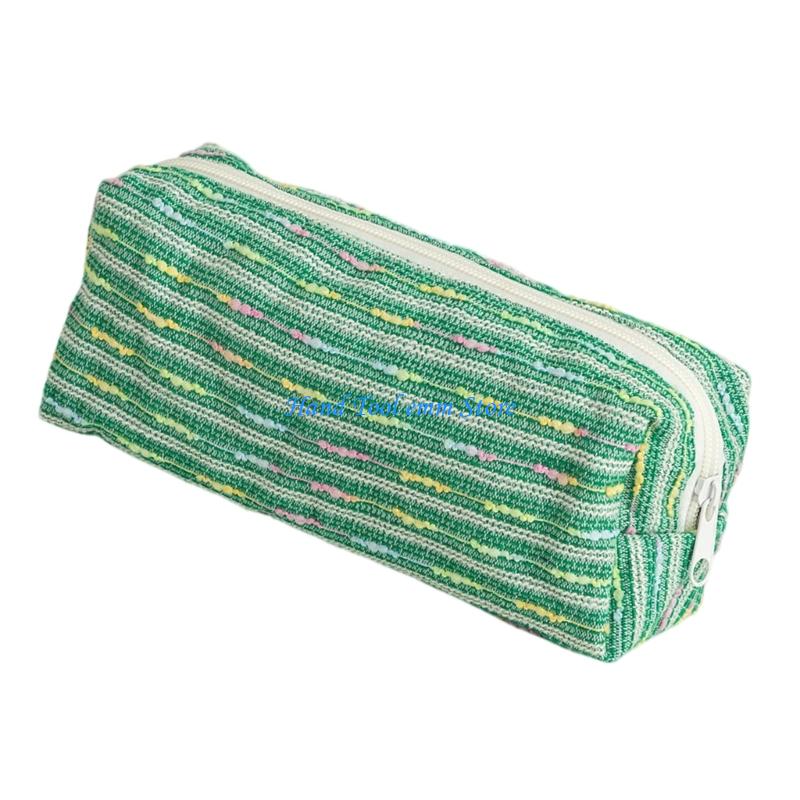 Women Bags For Office Use - H37F Buntes Stoff-Federmäppchen mit großem Fassungsvermögen