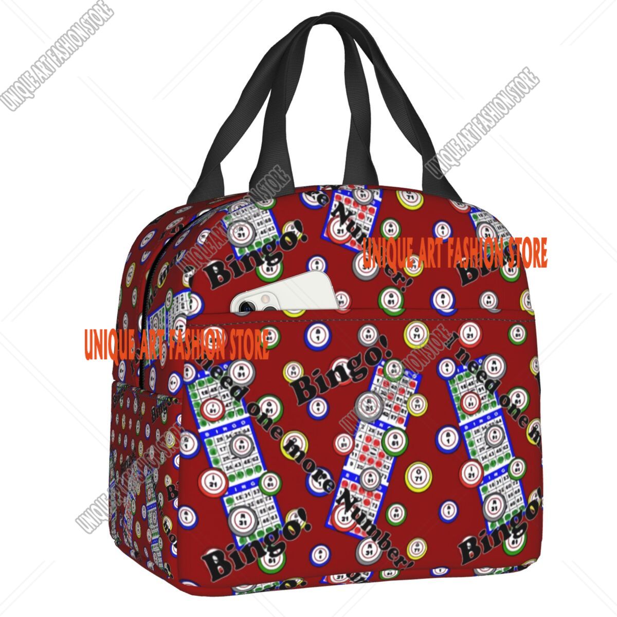 Women'S Best Bags For Work - Maßgeschneidertes Bingo-Spiel für Bingo-Spieler, isolierte Lunch-Tasche
