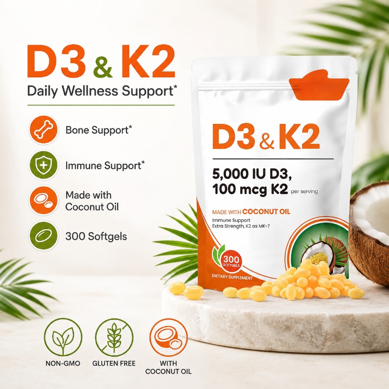Women Bags Mk - Vitamin D3 K2 Softgels mit Kokosöl,