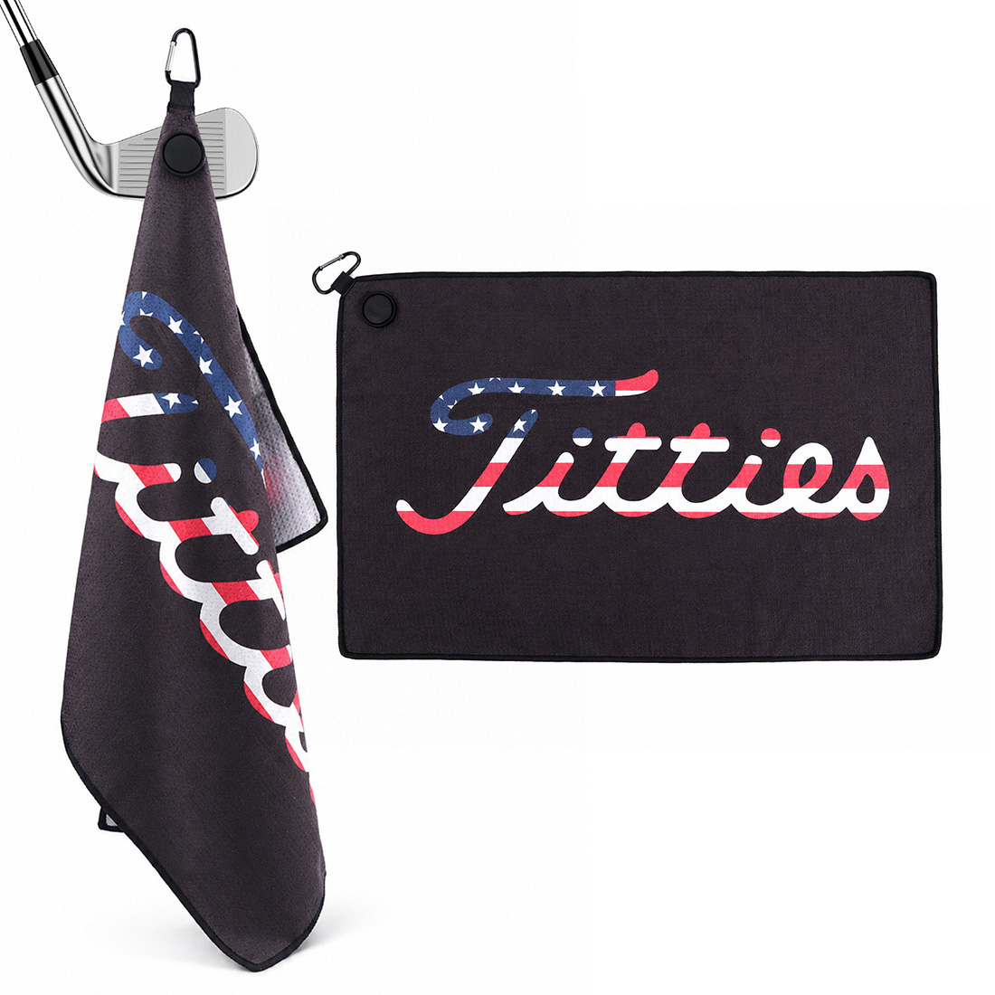 Women X Bags - Amerikanische Flagge Magnetisches Golf-Handtuch 23,6