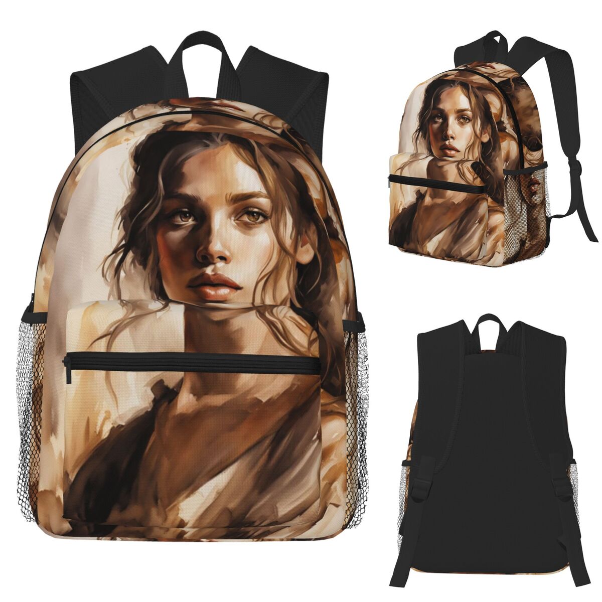 Women Bags Next - Mädchen Next Door Aquarell Malerei Student