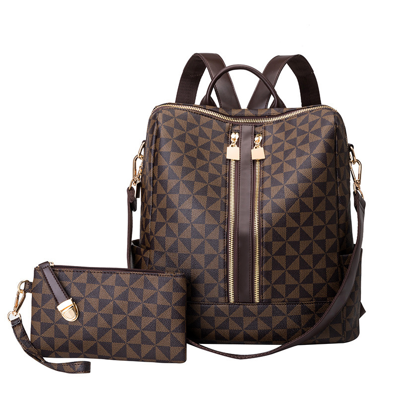 Women Bags Mk - 2-teiliges Rucksack- und Handtaschen-Set, für Damen,