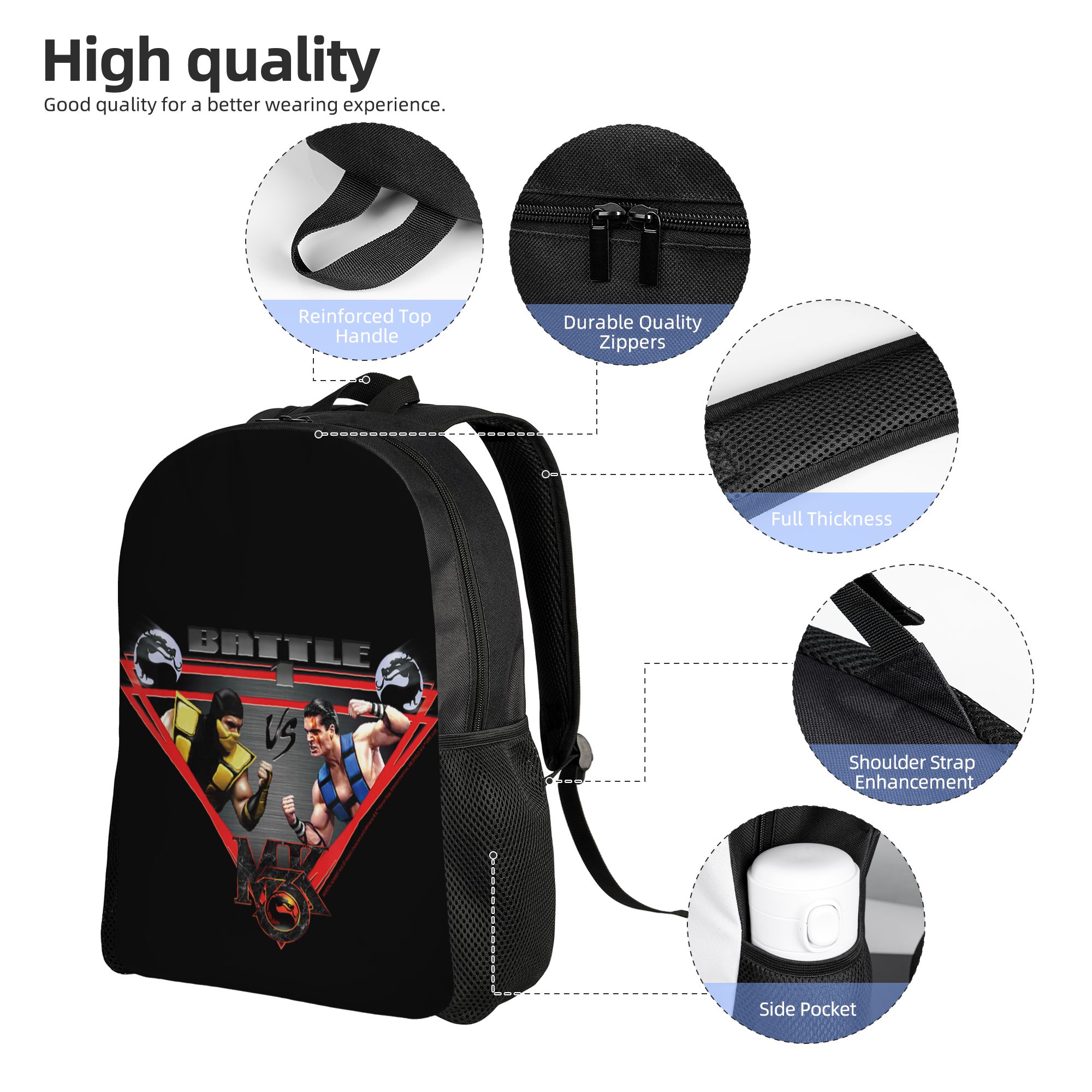 Mortal Kombat Battle MK Rucksa – Women Bags Mk Bewertung und Preis
