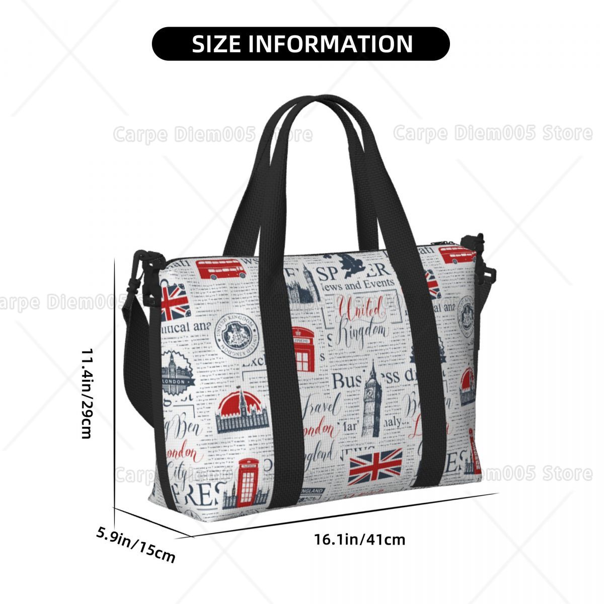 Vintage UK London Zeitung Reis – Women Bags In Uk Bewertung und Preis