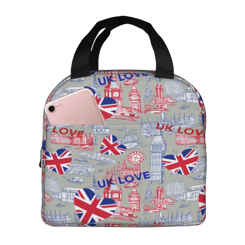 Isolierte Lunchbox mit Flagge  – Women Bags In Uk Bewertung und Preis