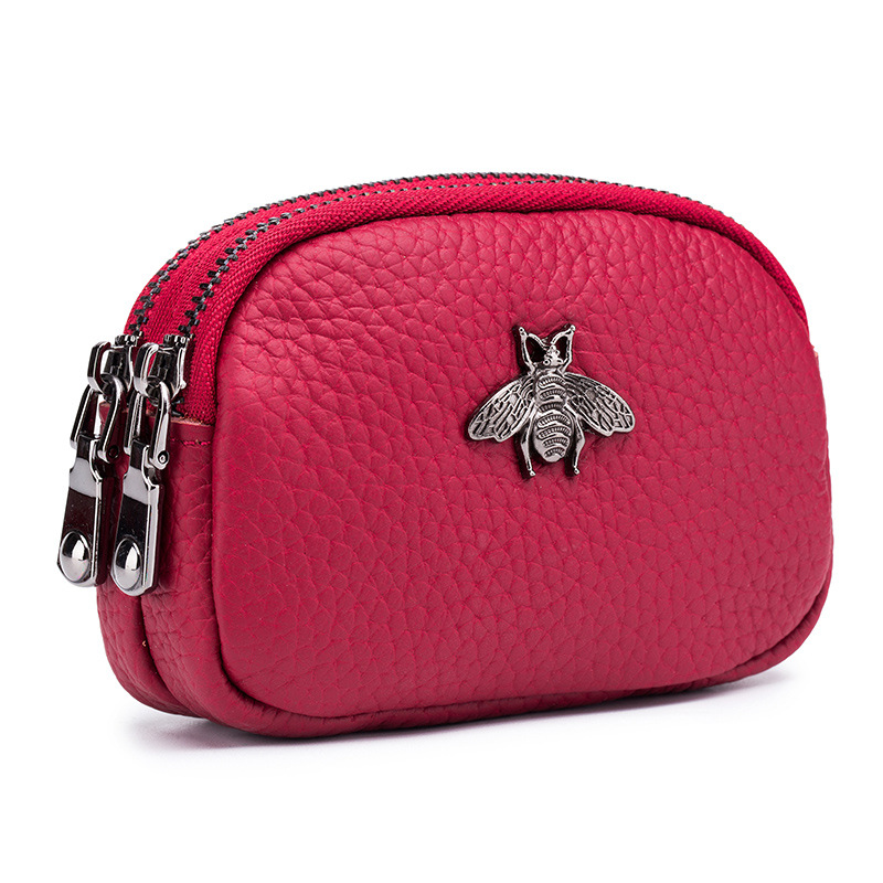 Frauen Rindsleder Doppel-reißv – Women Bags Ck Bewertung und Preis