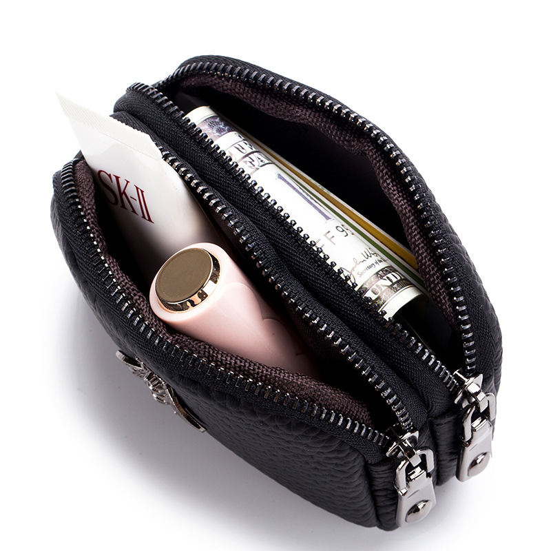 Frauen Rindsleder Doppel-reißv – Women Bags Ck Bewertung und Preis
