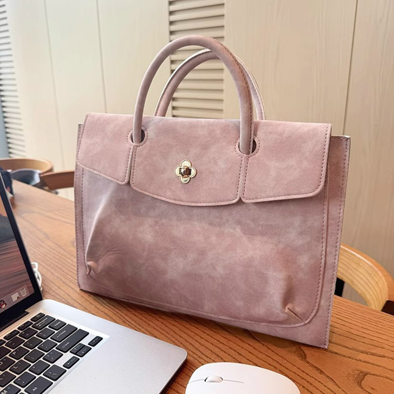 Elegante Rosa PU-Leder Laptop- – Women Bags For Office Use Bewertung und Preis