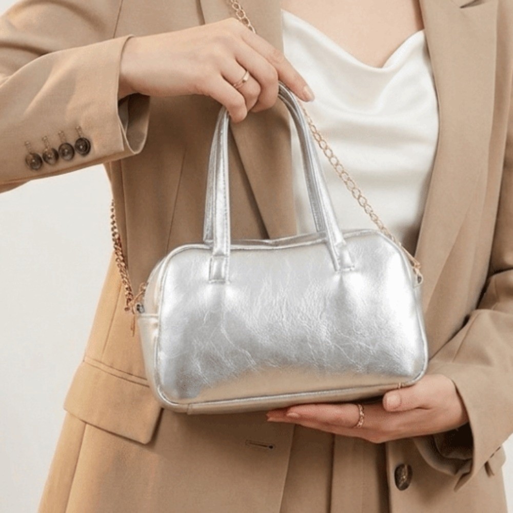 Boston-Tasche aus metallischem – Women Bags For Office Use Bewertung und Preis