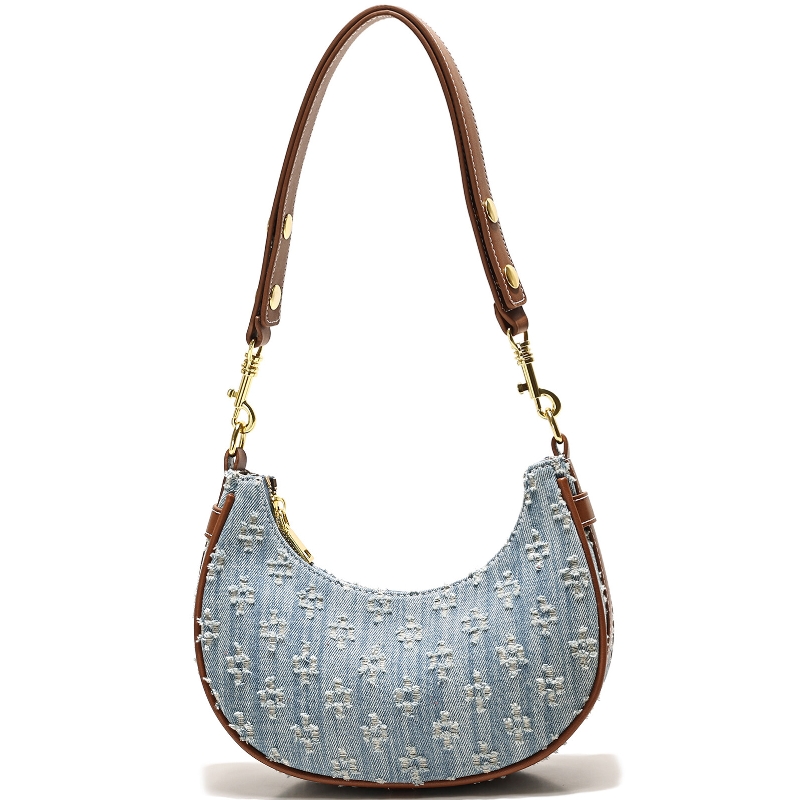 Modische Denim Hobo-Tasche Frü – Women Bags For Office Bewertung und Preis
