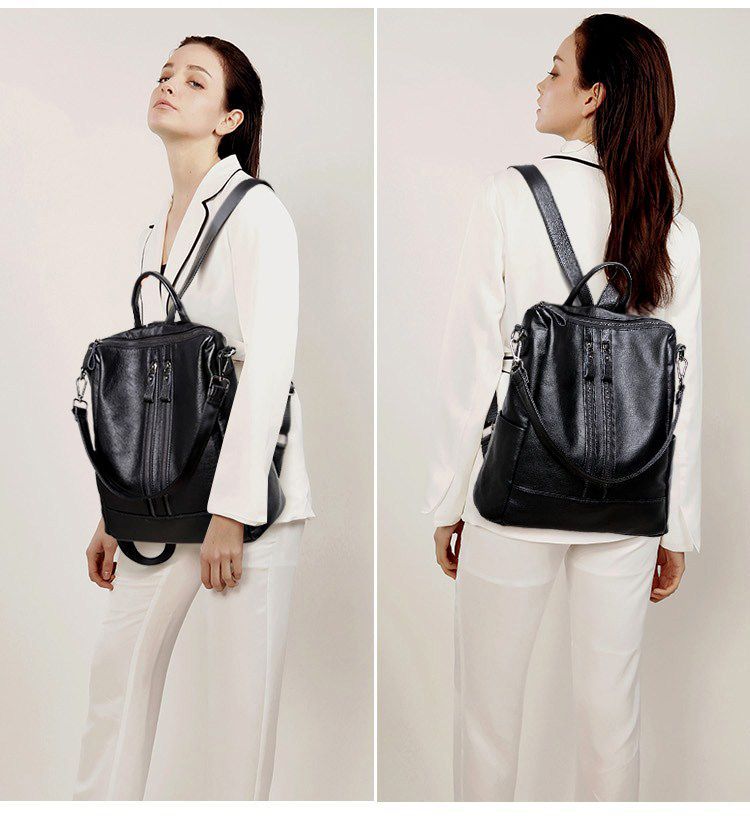 Frauen Weiches Leder Rucksack  – Women Bags For Office Bewertung und Preis